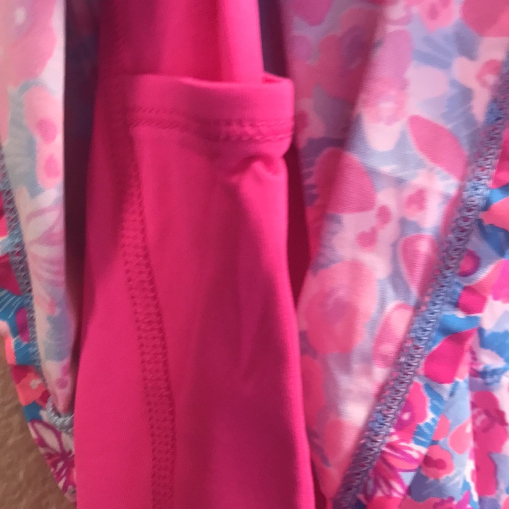 Lilly Pulitzer Pink Floral Tiered Skort - Picture 10 of 13